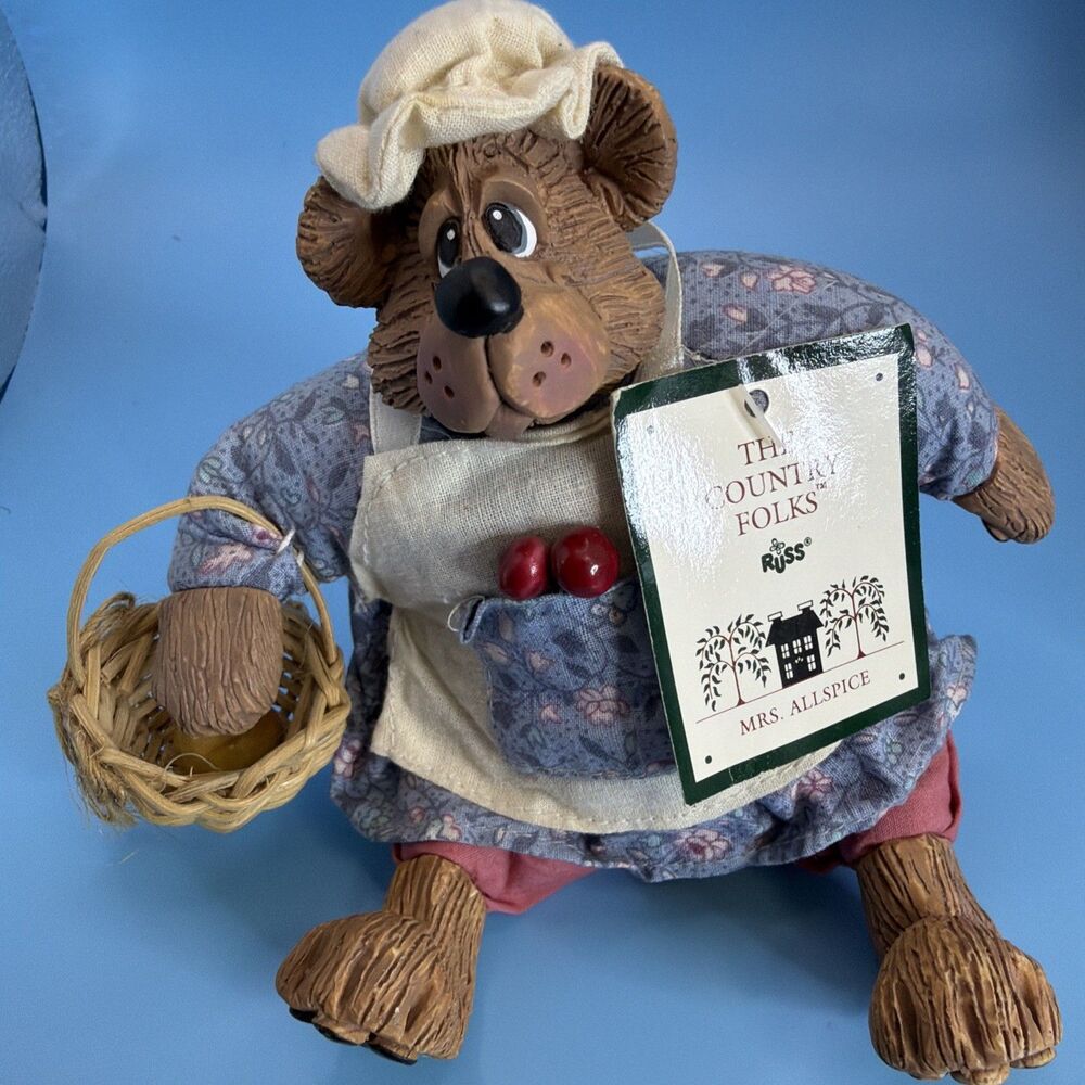 Mrs Allspice Figurine " The Country Folks Collection" by Russ 5"